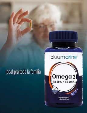 Omega 3 18 EPA 12 DHA Bdm Lab con vitamina e de 60 cápsulas