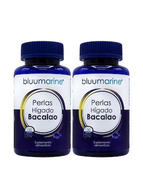Perlas de Hígado de Bacalao Bdm Lab con aceite de salmón, aceite de anchoa, aceite de mackerel, dha y epa de 150 cápsulas