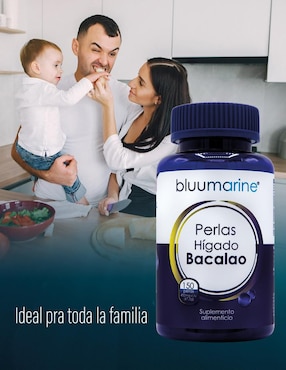 Perlas de Hígado de Bacalao Bdm Lab con aceite de salmón, aceite de anchoa, aceite de mackerel, dha y epa de 150 cápsulas