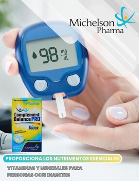 Complement Balance PRO Diaox Michelson Pharma con omega 3 de 30 tabletas