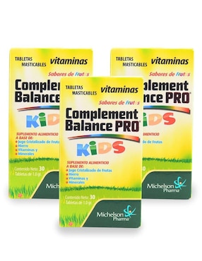 Complement Balance Pro Kids Michelson Pharma Con Hierro Sabor Frutas