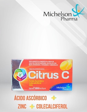 Citrus C Michelson Pharma con vitamina C sabor frutas