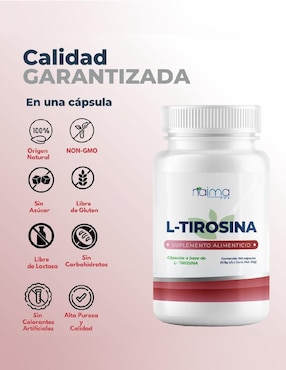 Set de suplementos alimenticios de L-Tirosina Naima