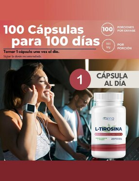 Set de suplementos alimenticios de L-Tirosina Naima