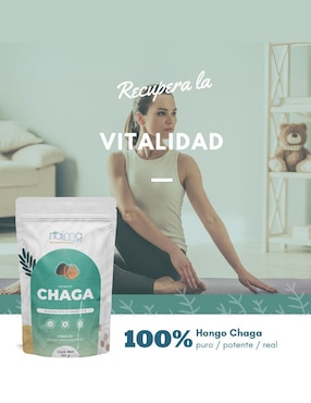 Hongo Chaga en Polvo NAIMA con 100 gr Naima con chaga sabor natural de 100 g