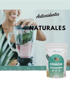 Hongo Chaga en Polvo NAIMA con 100 gr Naima con chaga sabor natural de 100 g