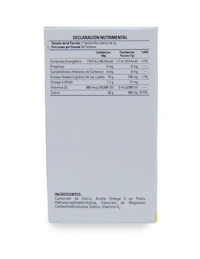 CALTRUM 600 D Michelson Pharma con calcio, vitamina d3 y omega 3 de 60 tabletas