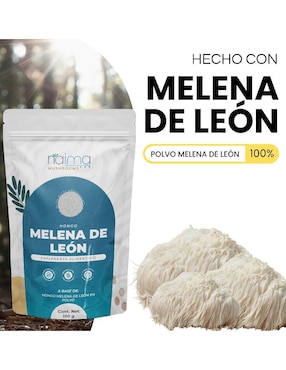 Hongo Melena De León Naima con melena de león sabor natural de 100 g