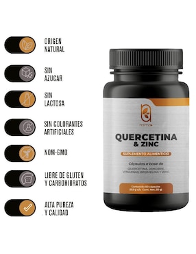 Quercetina Naima con queratina de 60 cápsulas
