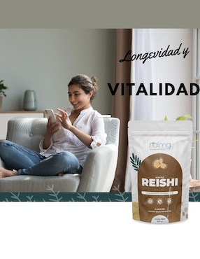 Hongo Reishi Adaptógeno Naima con reishi sabor natural de 100 g