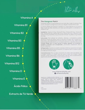 The Hungover vitamina The Everyday Lab parches