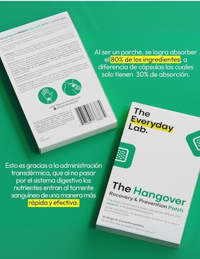 The Hungover vitamina The Everyday Lab parches