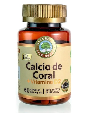 Calcio De Coral + Vitamina D2 Naturelab