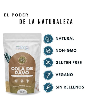 Hongo Cola de Pavo Naima sabor natural de 100 g