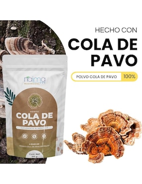 Hongo Cola de Pavo Naima sabor natural de 100 g