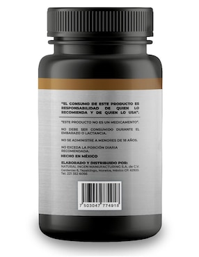 8 Mushroom Complex Naima con reishi, chaga, melena de león, maitake, shiitake, cola de pavo y cordyceps de 100 cápsulas