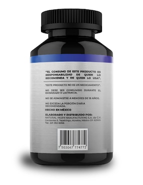 M HR Suplemento Alimenticio Naima con colágeno, biotina, l-lisina, queratina, vitaminas y minerales de 180 cápsulas