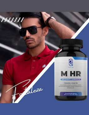 M HR Suplemento Alimenticio Naima con colágeno, biotina, l-lisina, queratina, vitaminas y minerales de 180 cápsulas