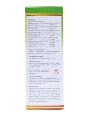 Jarabe Eucalin Agave Salud Natural de 250 ml