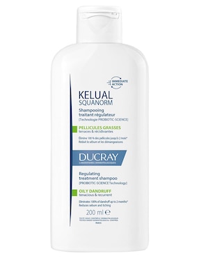 Shampoo dermatológico caspa grasa Kelual Squanorm Ducray 200 ml