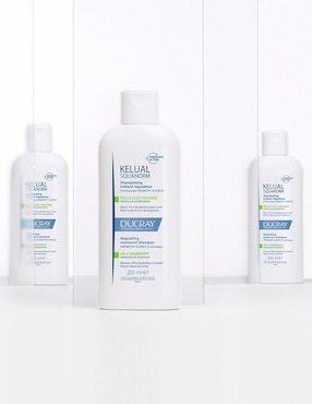 Shampoo dermatológico caspa grasa Kelual Squanorm Ducray 200 ml