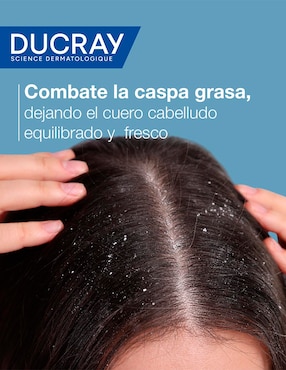 Shampoo dermatológico caspa grasa Kelual Squanorm Ducray 200 ml