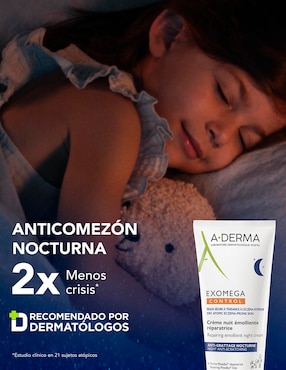 Crema para rostro y cuerpo recomendada para calmar la piel día y noche Aderma Exomega para piel sensible
