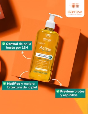 Limpiador facial Actine oil control Darrow para acné