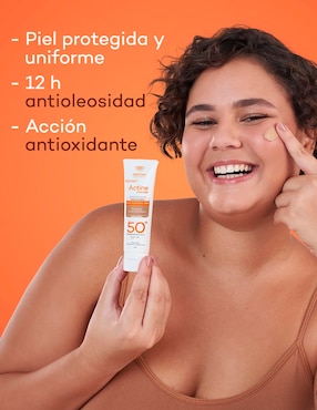 Protector solar FPS 50 Dermatológico Facial Actine Colors Medio Darrow 40 g