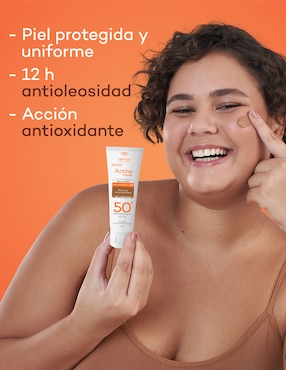 Protector solar FPS 50 Dermatológico Facial Actine Colors Medio Oscuro Darrow 40 g