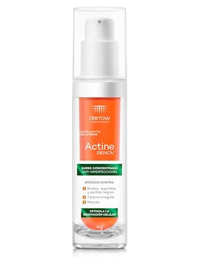 Sérum antiacné facial Actine Concentrado Anti?imperfecciones Renov Darrow Actine de piel mixta y grasa