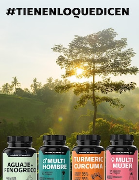 Aguaje + Fenogreco Beyond Vitamins de 60 cápsulas