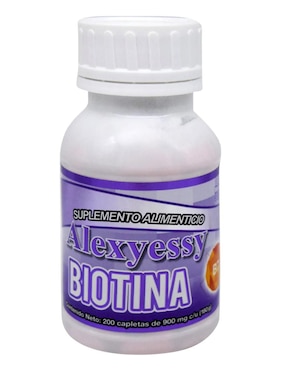 Biotina B7 Alexyessy Natural Alexyessy Natural de 200 cápsulas