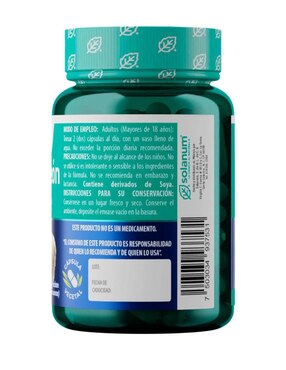 Hongo Melena de León Solanum de 60 cápsulas
