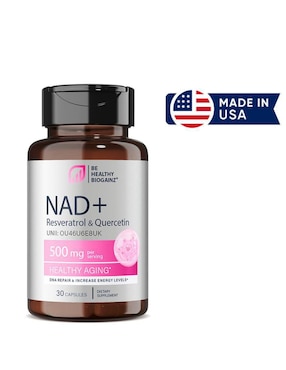 NAD+ Naturelab con nad+ (nicotinamide adenine dinucleotide) de 30 cápsulas