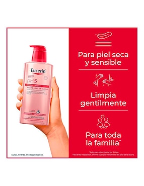 Limpiador rostro y cuerpo PH5 Eucerin Body para hidratar