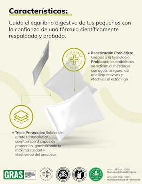 Daily Pro Inmunomedi con probióticos sabor vainilla de 30 piezas