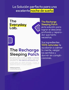 Recharge Sleeping Patch The Everyday Lab de 12 PARCHES