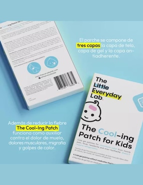 Cool- Ing Patch For Kids The Everyday Lab de 4 parches