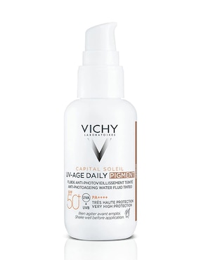 Bloqueador solar FPS 50 UV-AGE Daily Pigment Vichy Capital Soleil 40 ml