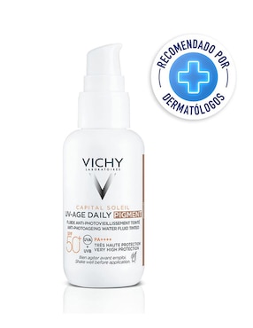 Bloqueador solar FPS 50 UV-AGE Daily Pigment Vichy Capital Soleil 40 ml