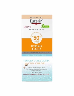 Tratamiento facial Hydrofluid Eucerin Sun para eliminar el brillo