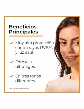 Tratamiento facial Eucerin Sun Hydrofluid Tono Medio FPS50+ Eucerin Sun para eliminar el brillo