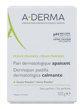 Jabón Dermopan barra dermatológica Aderma para calmar la piel