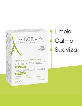 Jabón Dermopan barra dermatológica Aderma para calmar la piel