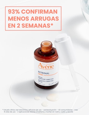 Sérum antiedad facial Antiarrugas con Bakuchiol, Niacinamida y Ácido Hialurónico 30 ml Avène Retrinal de piel seca