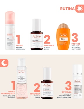 Sérum antiedad facial Antiarrugas con Bakuchiol, Niacinamida y Ácido Hialurónico 30 ml Avène Retrinal de piel seca