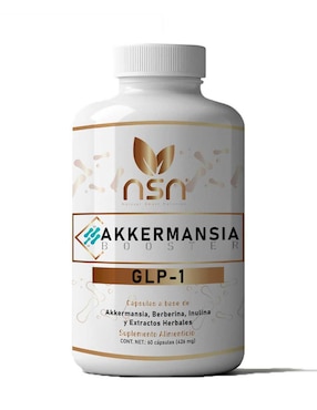 Akkermansia Booster GLP 1 Natural Smart Nutrition con berberina de 60 cápsulas
