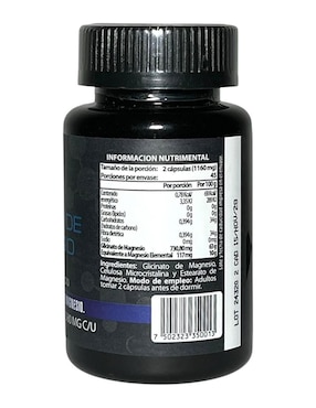 Glicinato de Magnesio Hql Natural con glicinato de 90 cápsulas