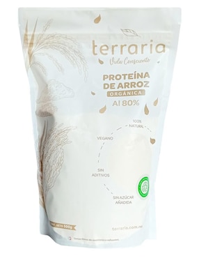Proteína en polvo de arroz al 80% Terraria de 500 g